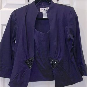 Matching Blazer and Tank Blouse